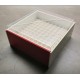 Laboratorní box s čirým krytek pro 100 zkumavek LBK13100